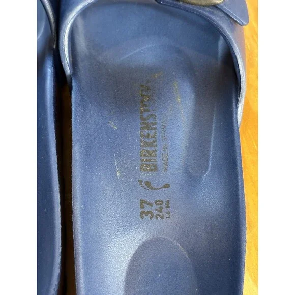 Birkenstock Madrid Eva Navy Slide Sandals EU Size 37 Boho Hippie casual normcore - Picture 15 of 16